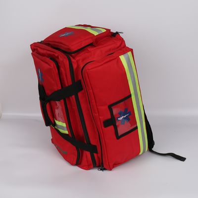 E05 with trolley  X Large EMT Medical First  aid bag EMS Trauma Jump Bag ambulance  emergency backpack