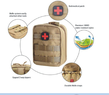 Tactical EMT Medical First Aid Bag Emergency Survival Bag IFAK Pouch