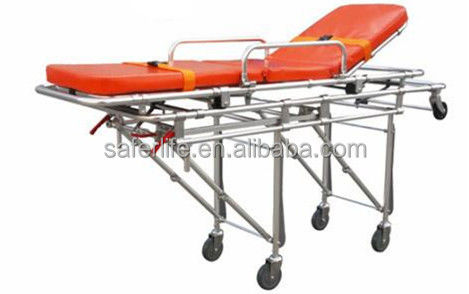 Latest emergency folding portable Aluminum lightweight rescue foldaway stretcherSL-A3-3