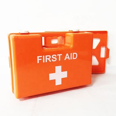 First aid kit multicolor empty first aid box with wall bracket