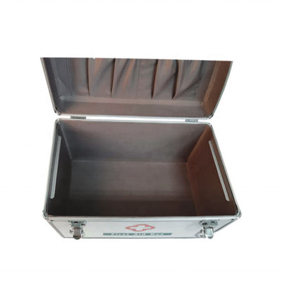 Aluminium Shoulder strap Emergency Medical Supplies box workshop metal First Aid box Storage case  with lock