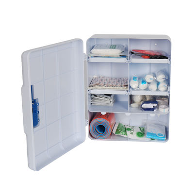 First Aid Box Empty First Aid Cabinet with Locks Plastic Box