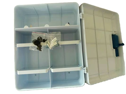 First Aid Box Empty First Aid Cabinet with Locks Plastic Box