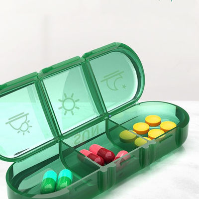 Pill  Medicine Vitamin Organizer  Weekly 3 Times a Day AM/PM with  Large Compartments Case