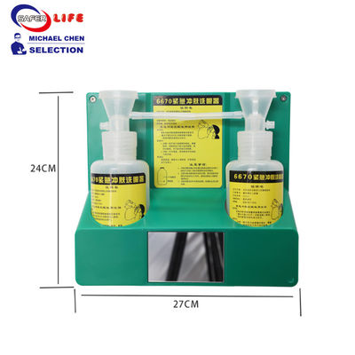 China manufacturer wall mounted eyewash station Portable wall mounted eye wash station with mirror
