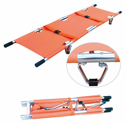 Hospital Ambulance Folding Stretcher Medical Patient Transport First Aid Equipment Supplies 208CM