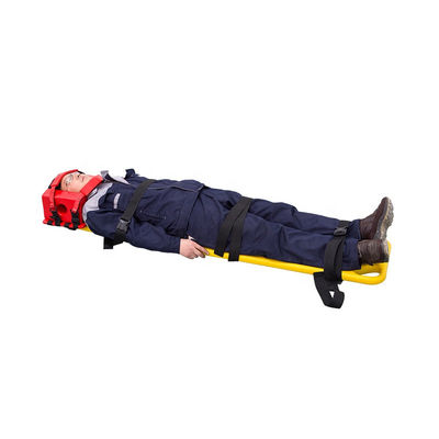 Collapsible Ems Spine Board Backboard Stretcher With Head Immobilizer First Aid Equipment Supplies