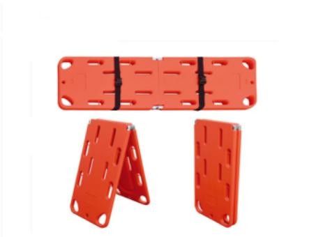 Wholesale Two-Fold Emergency Plastic Spine Board Folding Stretcher For Hospital