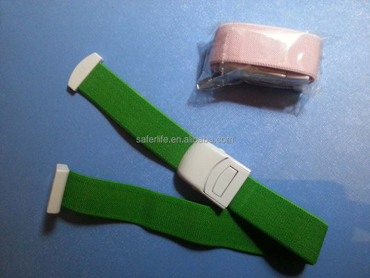 Latex free colorful printed reusable emergency one hand use medical buckle touriquet