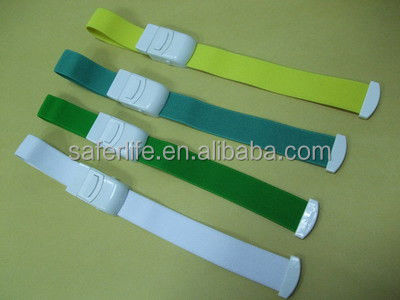 Latex free colorful printed reusable emergency one hand use medical buckle touriquet