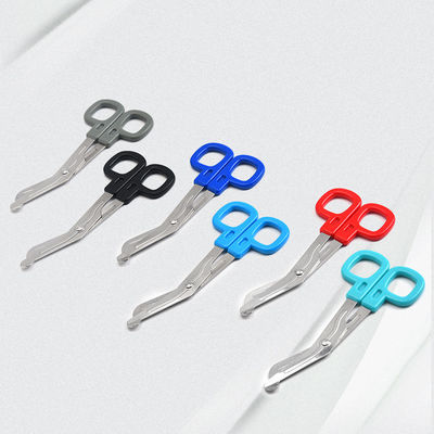 Printed Logo on stainless steel Scissors to Cut Bandage Kinesiology Tape Colored Scissor Usual Cut Tapes