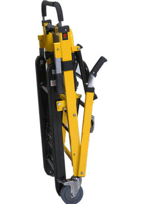 Safety Stair stretcher with four wheels easy to carry folding stretcher for hospital or personal foldable stretcher