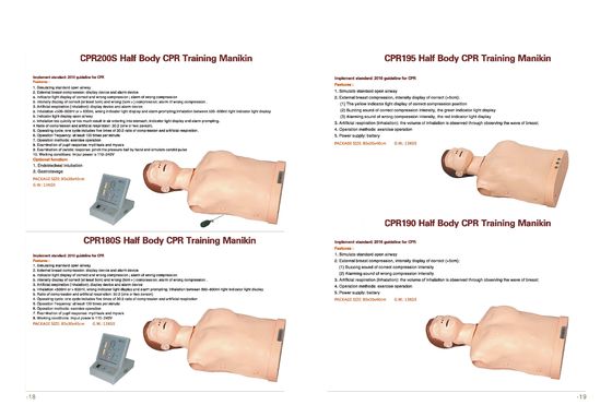 OEM Comprehensive emergency skills training Electronic Trachea Intubation Training Model MANIKIN