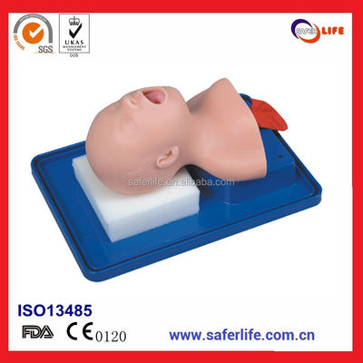 Stock Comprehensive emergency skills training  neonate trachea tubing training model