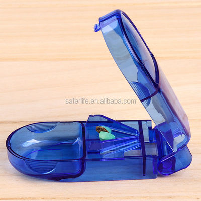 2018 hot sale ----Promotion gift Pill Tablet Cutter Splitter Divide Storage Medicine
