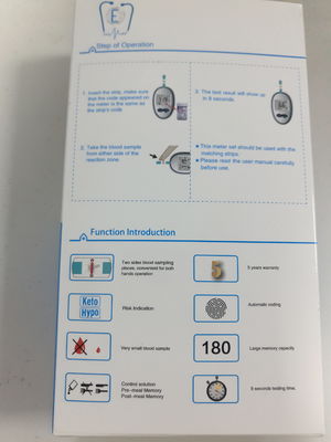 Blood Sugar Meter Code Free Glucometer Quick Body Check Hospital Homecare Portable Glucose Monitor Set