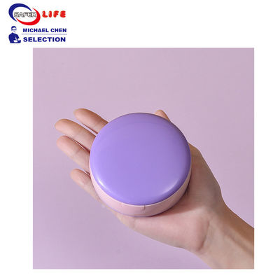 Cute Daily Pill Dispenser Box For Elderly Plastic Dental Box False Teeth Box Mirror Silicone 9CM