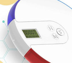 New Design Dispenser Electronic Smart Box Portable Travel Small Pill Container with 4 Groups Alarm Reminders