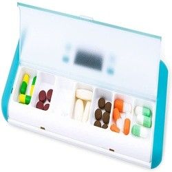 Genuine Dispenser Electronic Smart Box reminder Lock Medicine Case with LED Electronic Timing Dispenser