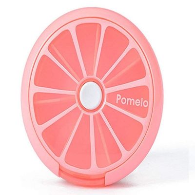 Top Fashion Waterproof Aluminum Case Transparent Colorful Pill Box Optional Colors