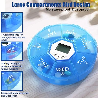 Good Quality Case Medicine Case 7Day Holder Box Electronics Timing Dispenser Ma Cb One Electronic Pill Bottle Timer Lock