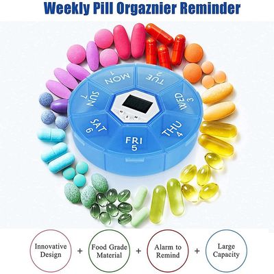 Good Quality Case Medicine Case 7Day Holder Box Electronics Timing Dispenser Ma Cb One Electronic Pill Bottle Timer Lock