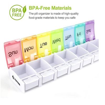 Brand New Case 7Days Travel Timer Portable Storage Cases Organizer Monthly Pill Box