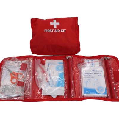 Gauze Medical Tape Bandages Promotional Portable First Aid Bag Kit 2 Inch 1/2 Inch