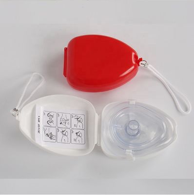 Disposable Face Shield Cpr Mask With One Way Valve Heart Problem Mouth To Mouth Rescue Patient