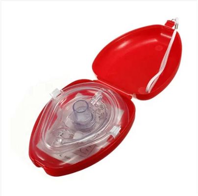 Disposable Face Shield Cpr Mask With One Way Valve Heart Problem Mouth To Mouth Rescue Patient