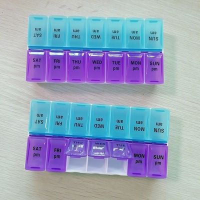 Hight Quality 14 Case Divided Medical Equipment Custom Logo Pill Boxes