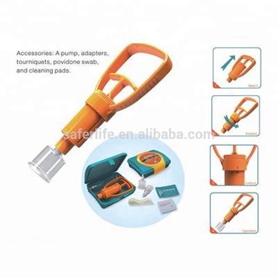 Venom extractor kit emergency suction Posion removal kit with vacuum cup snake bite venom extractor kit spider