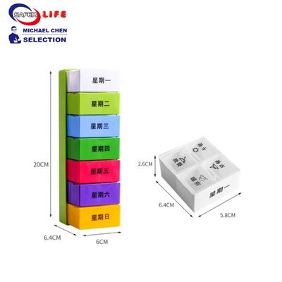 Pill box C1248 promotional pillbox 2017 new big compartment size