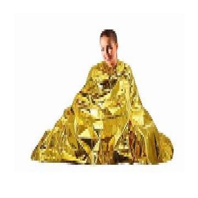 Mantas de Primeros Auxilios, Manta de Rescate de Aluminio Color Plateado y Dorado