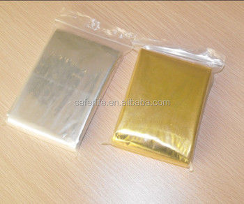 Mantas de Primeros Auxilios, Manta de Rescate de Aluminio Color Plateado y Dorado