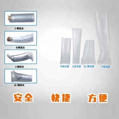 PVC Inflatable First Aid Air Splints 6-Piece Set for Travel Emergency