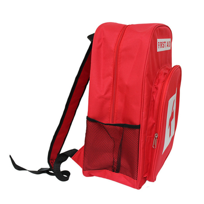 Nylon Travel First Aid Backpack 10 Capacity 0.5kg for Camping Hiking