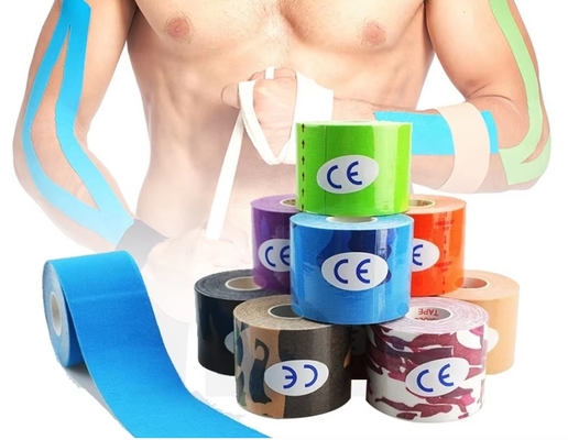 5cm x 5M Elastic Kinesiology Tape 97% Cotton Therapy Sport Tape