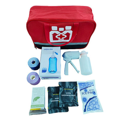 Large Capacity Portable Travel First Aid Kit with 3 Years Shelf Life and 28 x 10 x 19cm Size for Emergency Situations