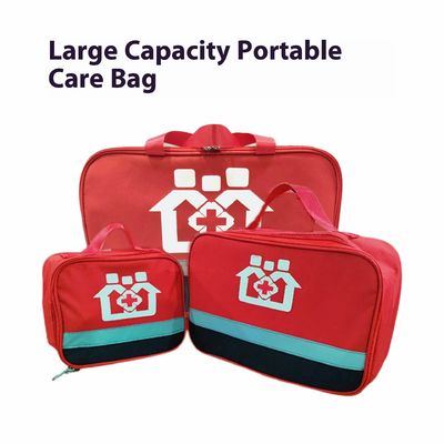 Large Capacity Portable Travel First Aid Kit with 3 Years Shelf Life and 28 x 10 x 19cm Size for Emergency Situations