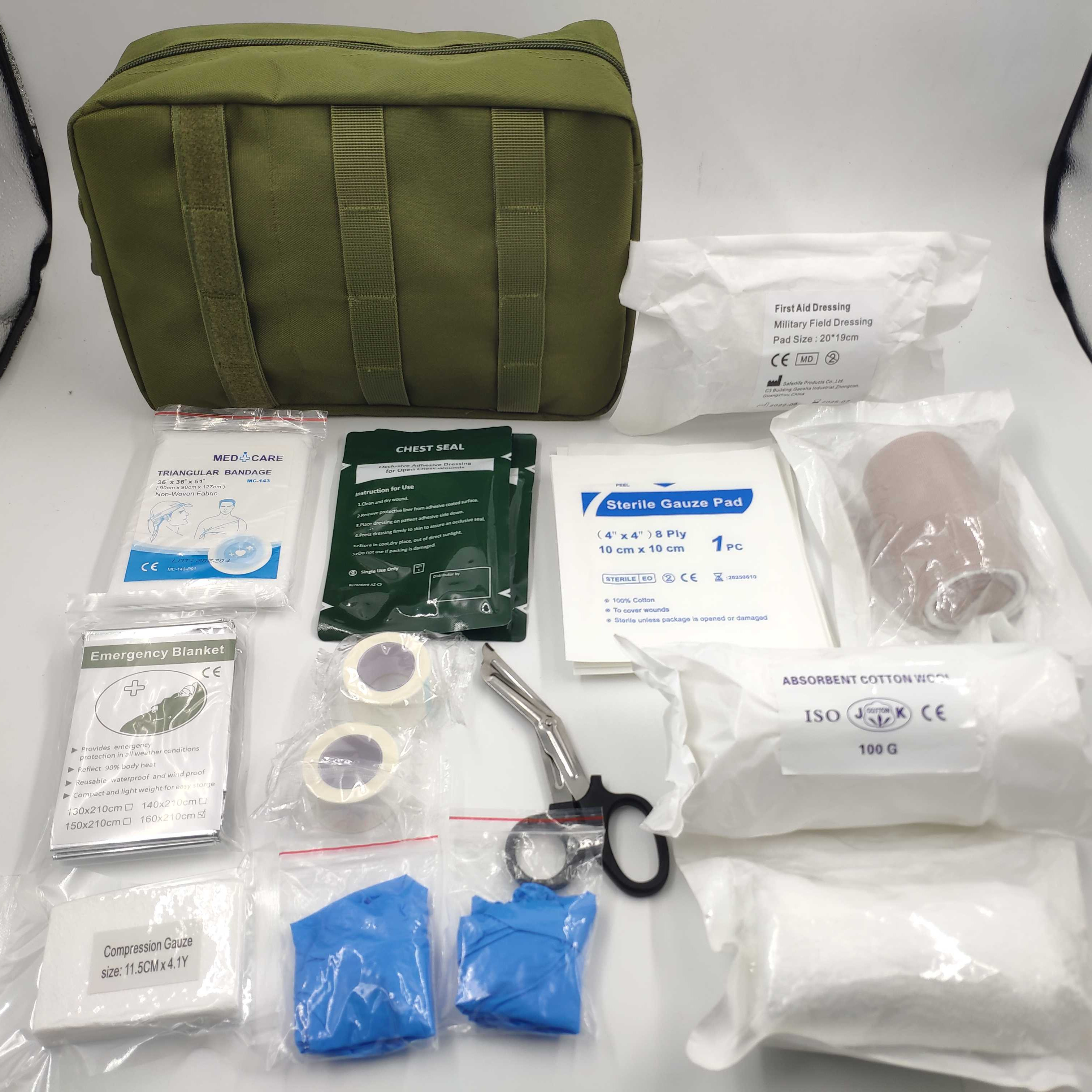 First aid Emergency Trauma Tactical Buddy first aid kit BFAK supplies ...