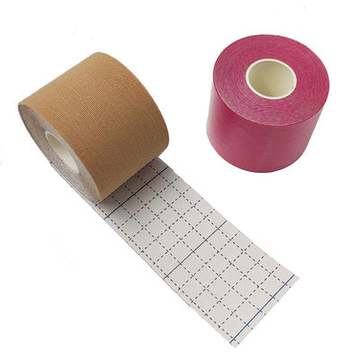 Athletic Medical Tape Bandage Hypoallergenic Pre Cut Muscle Kinesiology Tape Elastic Cotton