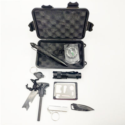 Travel survivor kit Portable Emergency Survival tools with waterproof Shockproof hard case Emergency Survival Kit