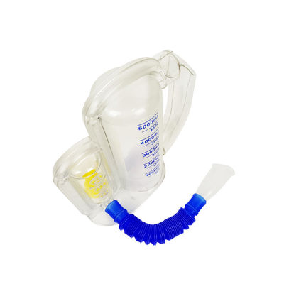 High quality 5000ML portable  respiratory Incentive lung spirometer exerciser for lung exercising