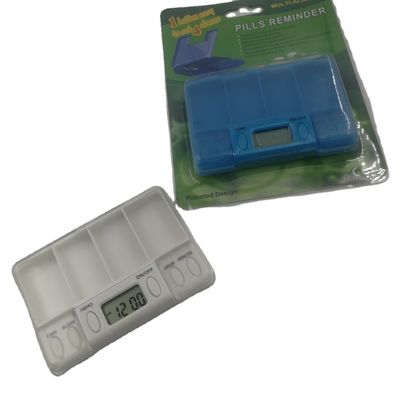 Medication Electronic Pill Box Dispenser With Timer Alarm Digital Smart Organizer Bottle