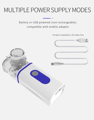 Net Inhaler Atomizer Handheld Portable Breathing Nebulizer Ultrasonic Micro  for Children Adult