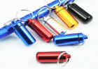 Medical portable promotion pill box keychain aluminum pill case medicine box