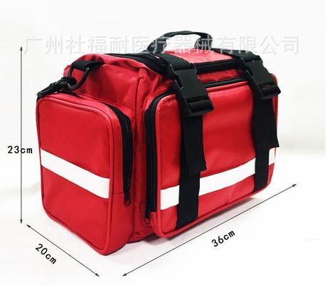Medical ambulance empty first aid bag