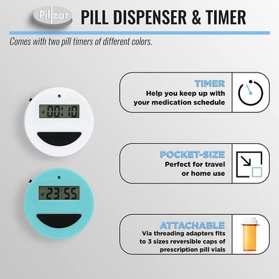 Good selling alarm round timer travel for self-timer dispenser weekly organizer with pill dispenser electronic