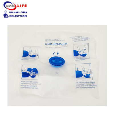 FDA CPR Mask Saferlife Quicksaver Mouth To Mouth Resuscitation Device One Way Valve